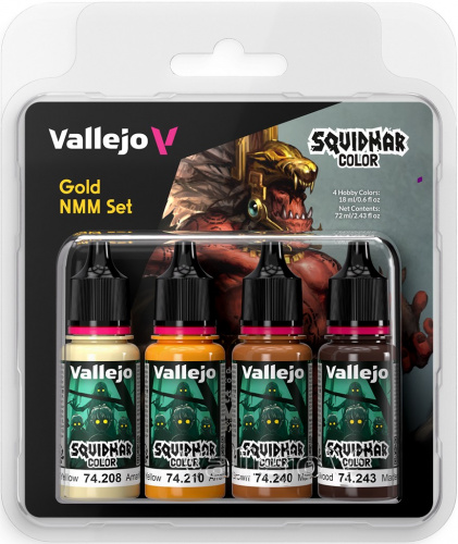 Vallejo: 74310 - Squidmar Color - Gold NMM Set